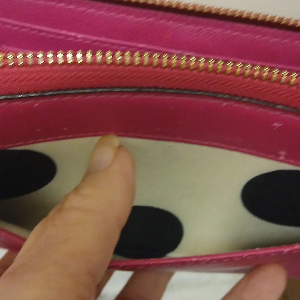 KATE SPADE LONG FUSHIA/PINK/ROSE COLORED WALLET FOR REHAB